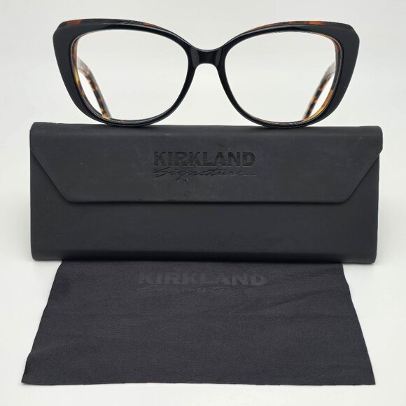 Kirkland Signature KS #779 Mt Prospect Tortoise Cat Eye Sunglasses Frame w/ Case - Picture 1 of 16